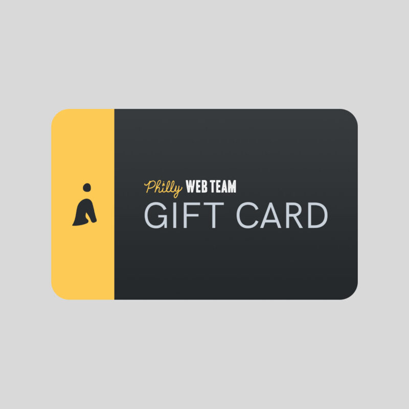 Philly Web Team Gift Card