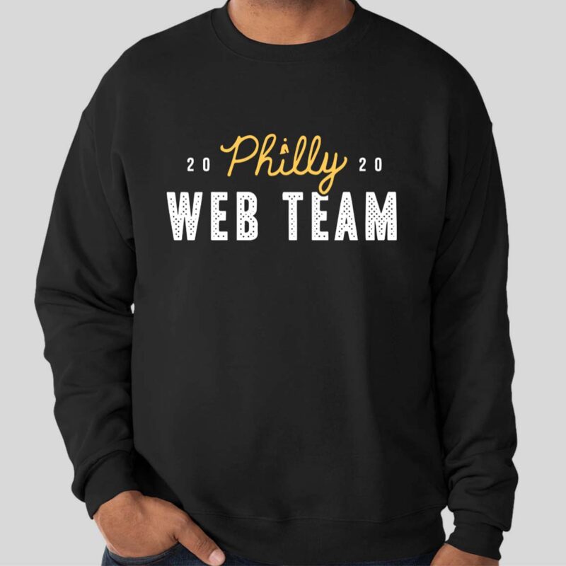 Philly Web Team Branded Sweatshirt Front